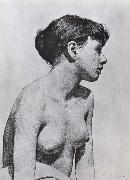 E.Phillips Fox Nude Study oil painting artist
